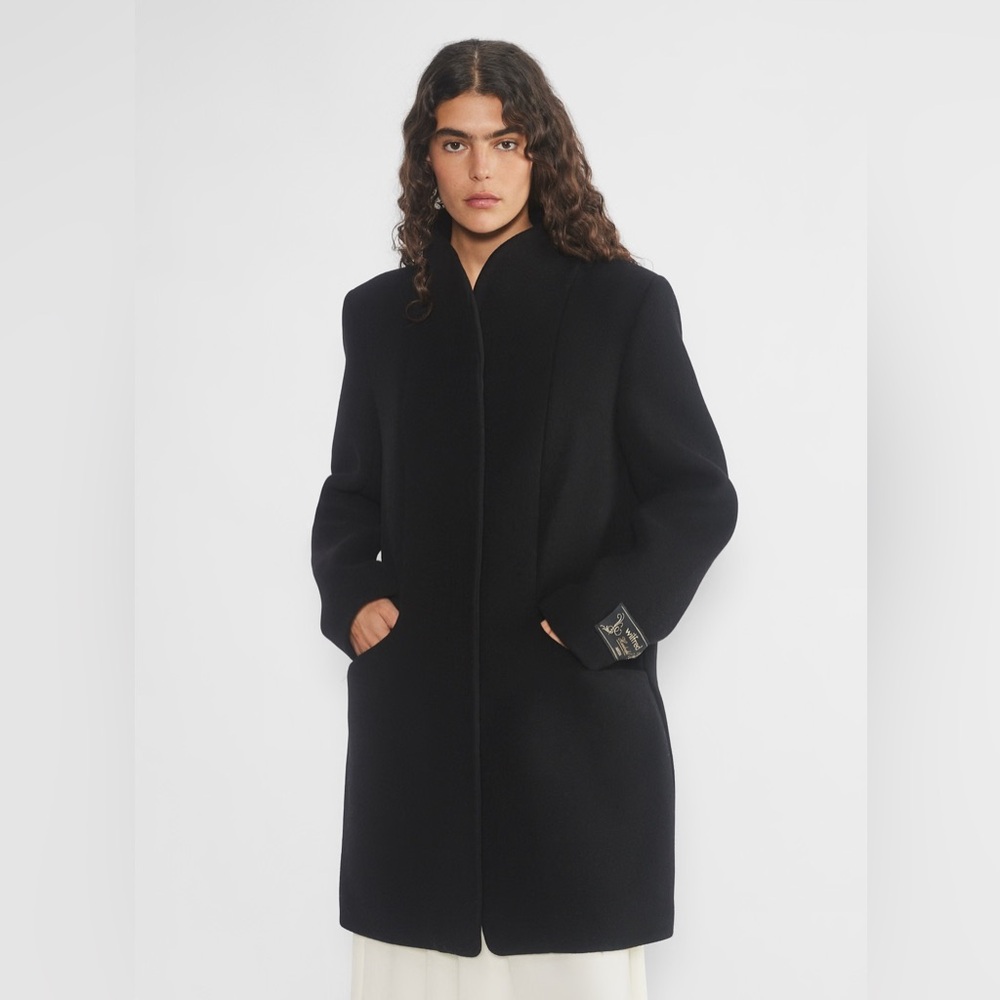 Aritzia Wilfred The Cocoon Car Coat - Soft Wool Cashmere
